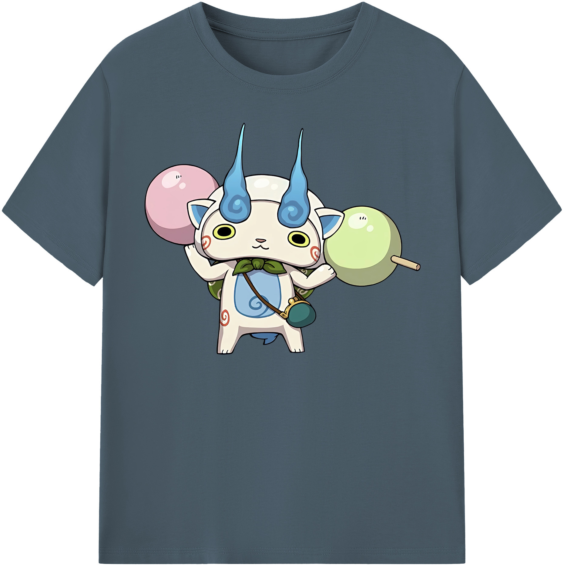 （画像用） 妖怪ウォッチ Yo-kai Watch 綿100％半袖Tシャツ（フロントプリント）